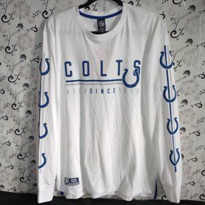 NFL Team Apparel Indianapolis Colts Long Sleeve Shirt (Medium)